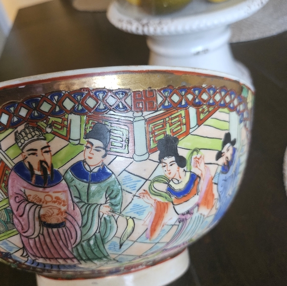 Nián qián zhì lóng Vintage Antique Chinese Porcelain Dish Bowl Older Piece - Picture 13 of 16